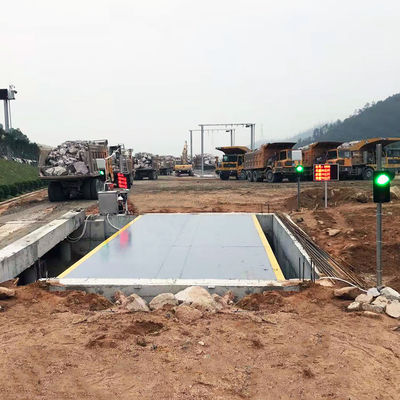 100 van het het Staalplatform van Ton Pitless Q235 Elektronische de Vrachtwagenschaal